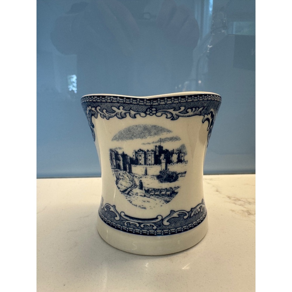 Johnson Brothers Old Britain Castles Blue Sounle egg Holder Alnwick Castle